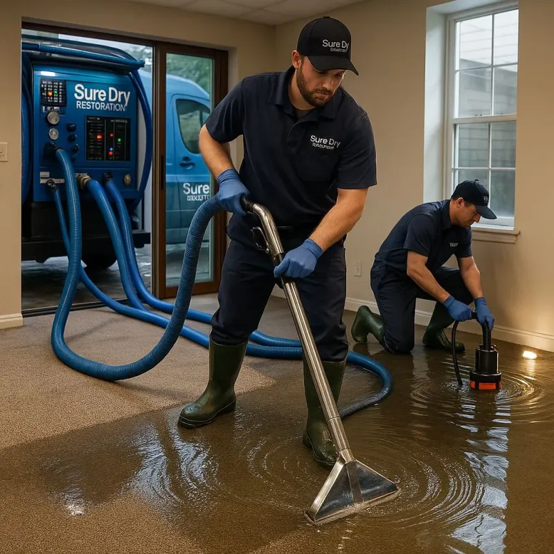 Water Extraction and Removal process in New Braunfels, TX